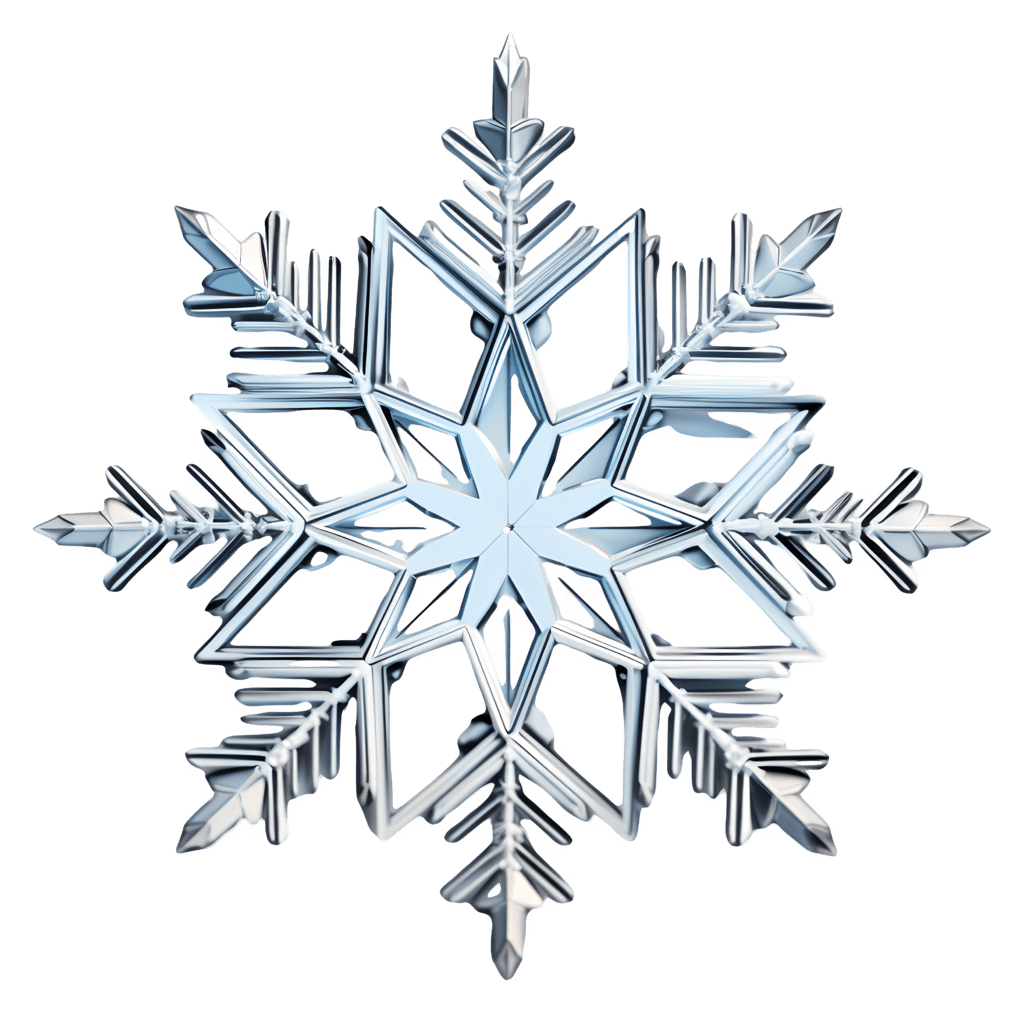 Schneeflocke silber