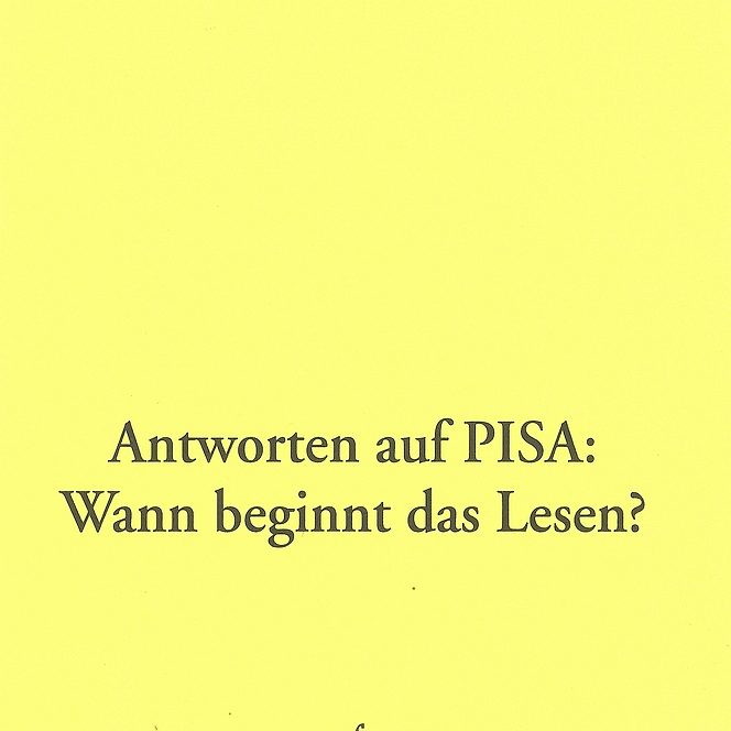 Cover Leseförderung Band 01 "Wann beginnt das Lesen"