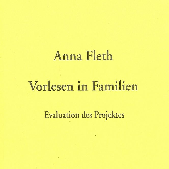 Cover Leseförderung Band 9 "Vorlesen in Familien"