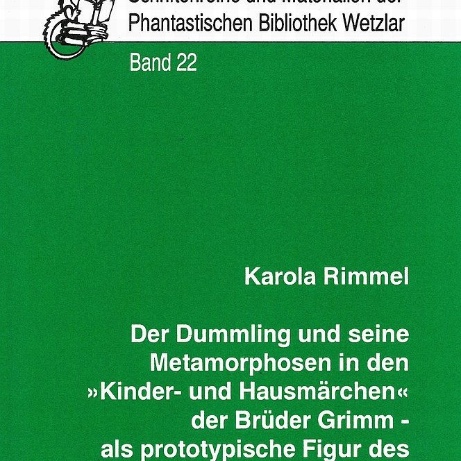Cover Schriftenreihe und Materialien Band 22 "Der Dummling und seine Metamorphosen"
