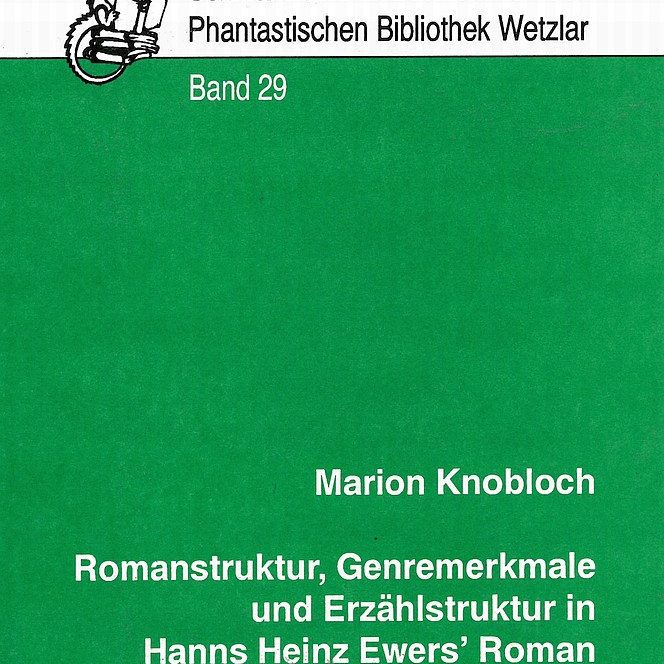 Cover Schriftenreihe und Materialien Band 29 "Romanstruktur [...]"