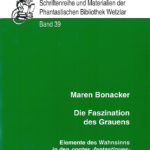 Cover Schriftenreihe und Materialien Band 39 "Fasizination des Grauens"