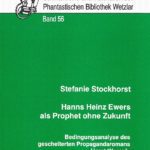 Cover Schriftenreihe und Materialien Band 56 "Hanns Heinz Ewers als Prophet der Zukunft"
