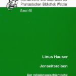 Cover Schriftenreihe und Materialien Band 65 "Jenseitsreisen"