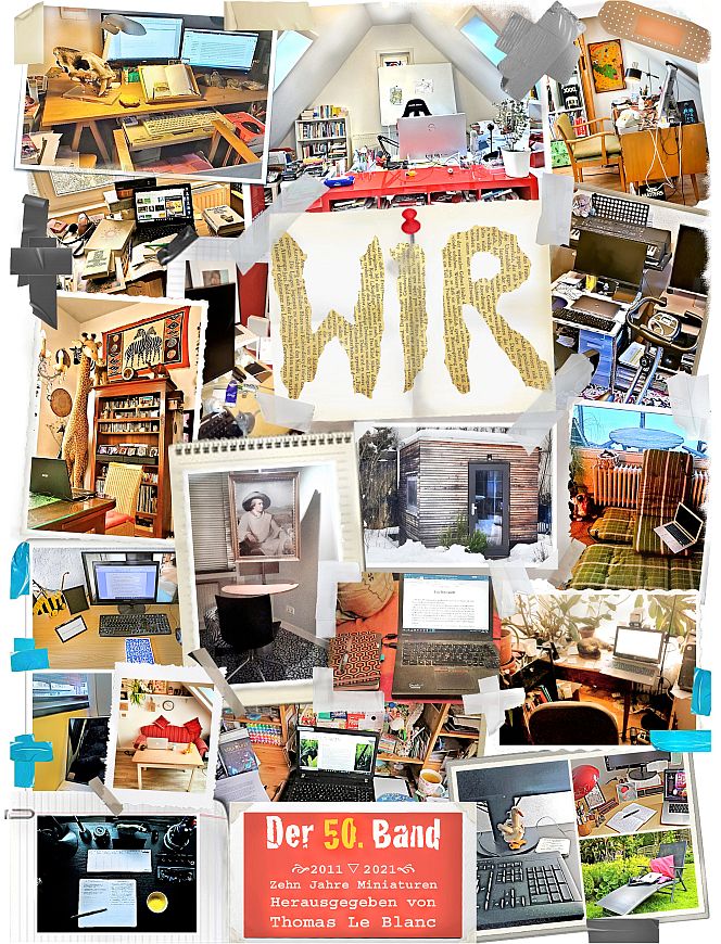 Cover Phantastische Miniaturen Band 50 "Wir" Jubiläumsband