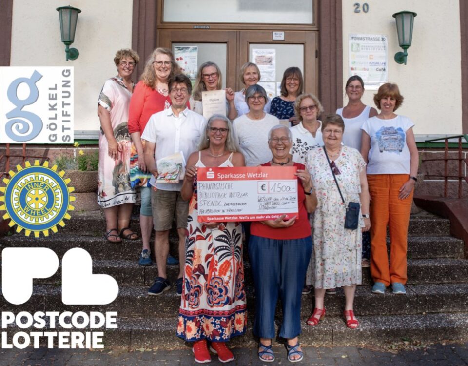 Großer Dank geht an die Hauptsponsoren in disem Jahr: die Gölkel-Stiftung, die Postcode Lottery und Inner Wheel.